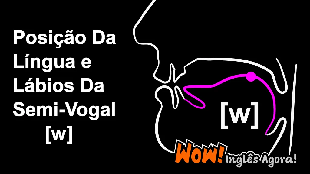 A Posição Relativa Da Língua Na Boca Ao Produzir a Semi-Vogal [w].